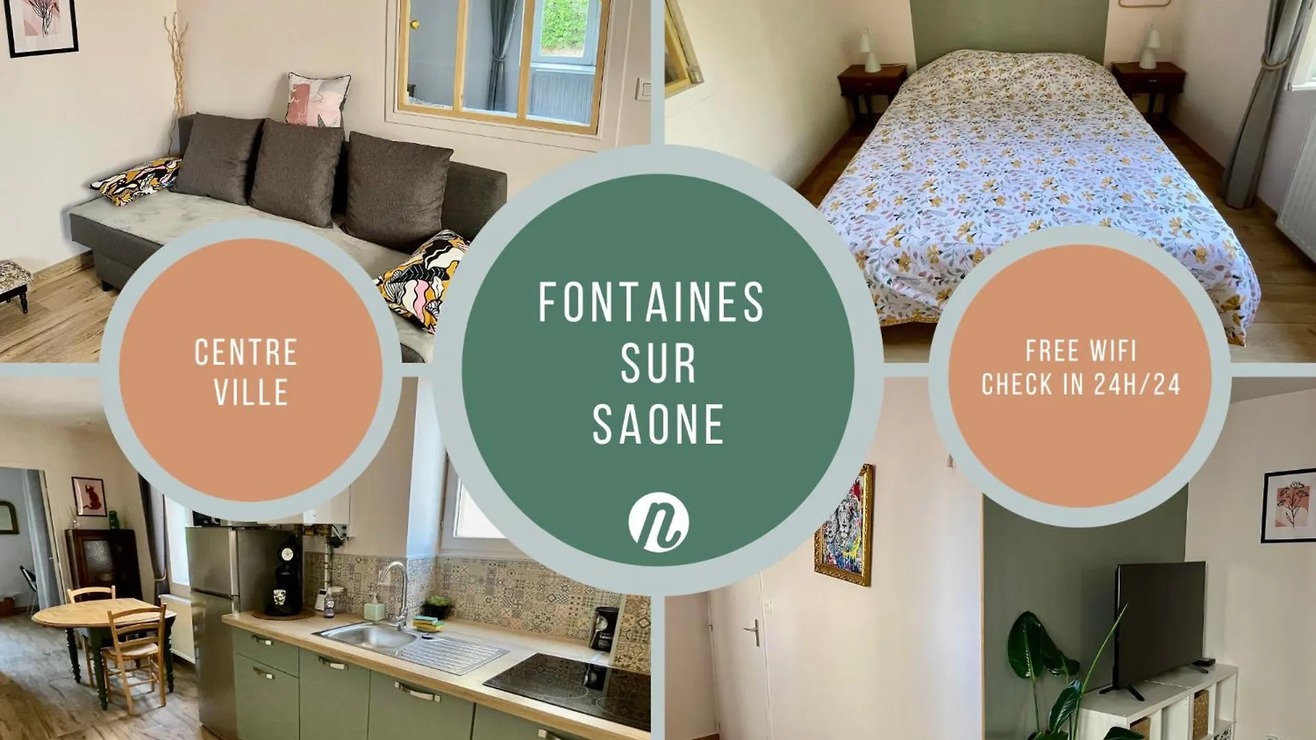 Le Victor Hugo - Fontaines-Sur-Saone Apartment